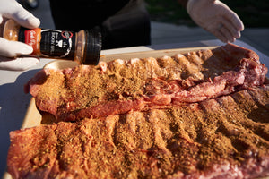 Celebrating Independence Day Barbecuing St. Louis Cut Ribs