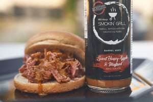 A BBQ Thingz Pulled Pork Sandwich