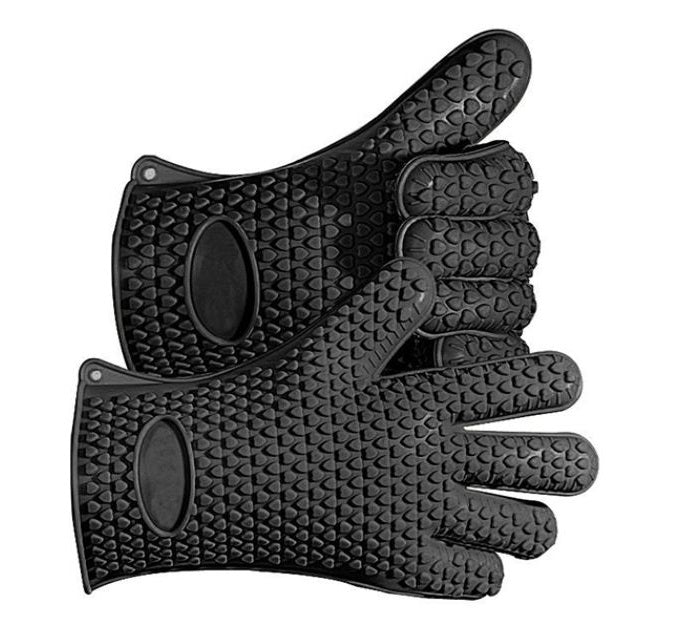 Oven Mitts Silicon Oven Gloves Pair Durable Kitchen Mittens With Non Slip  Spiral Texture For BBQ Baking Cooking accessories