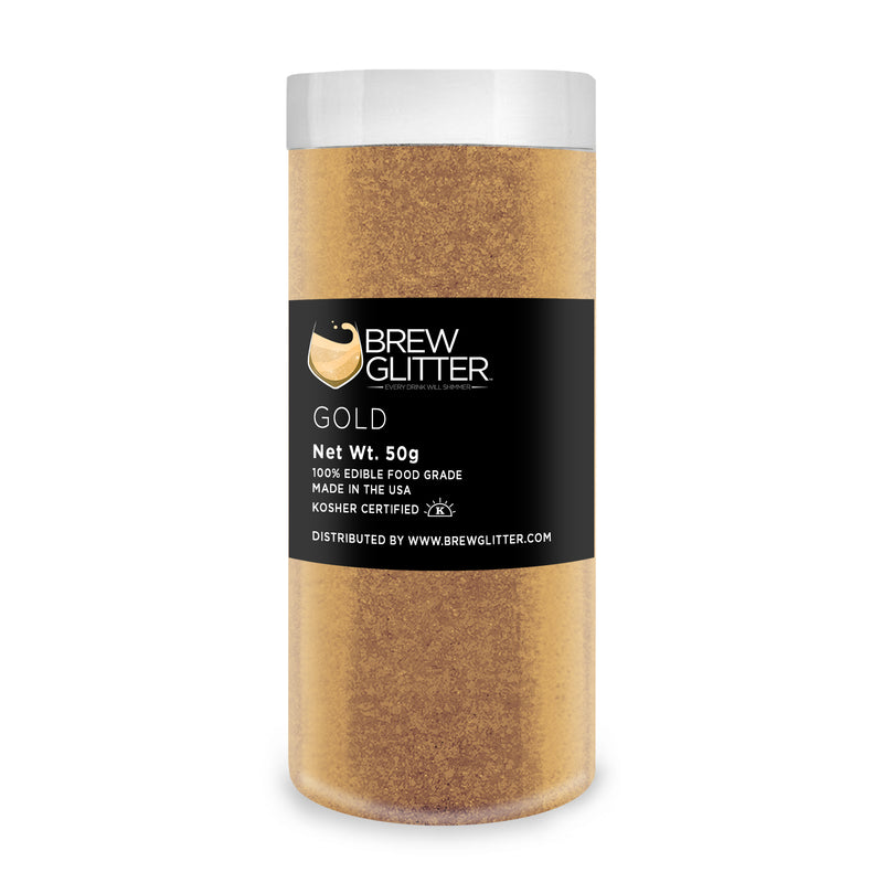 Gold Brew Glitter | Food Grade Beverage Glitter