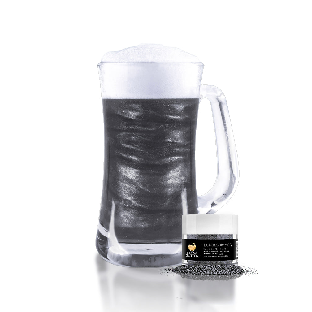 Black Shimmer Brew Glitter | Food Grade Beverage Glitter