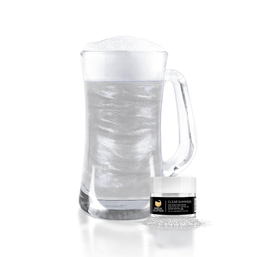 Clear Shimmer Brew Glitter | Food Grade Beverage Glitter