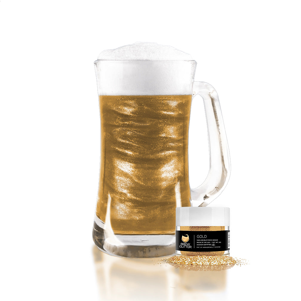 Gold Brew Glitter | Food Grade Beverage Glitter
