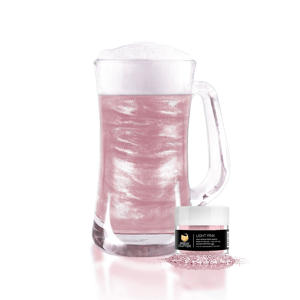 Light Pink Brew Glitter | Food Grade Beverage Glitter