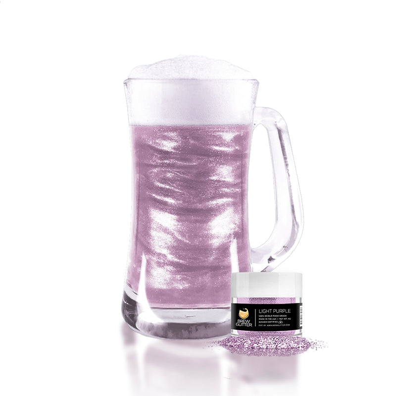 Light Purple Brew Glitter | Food Grade Beverage Glitter