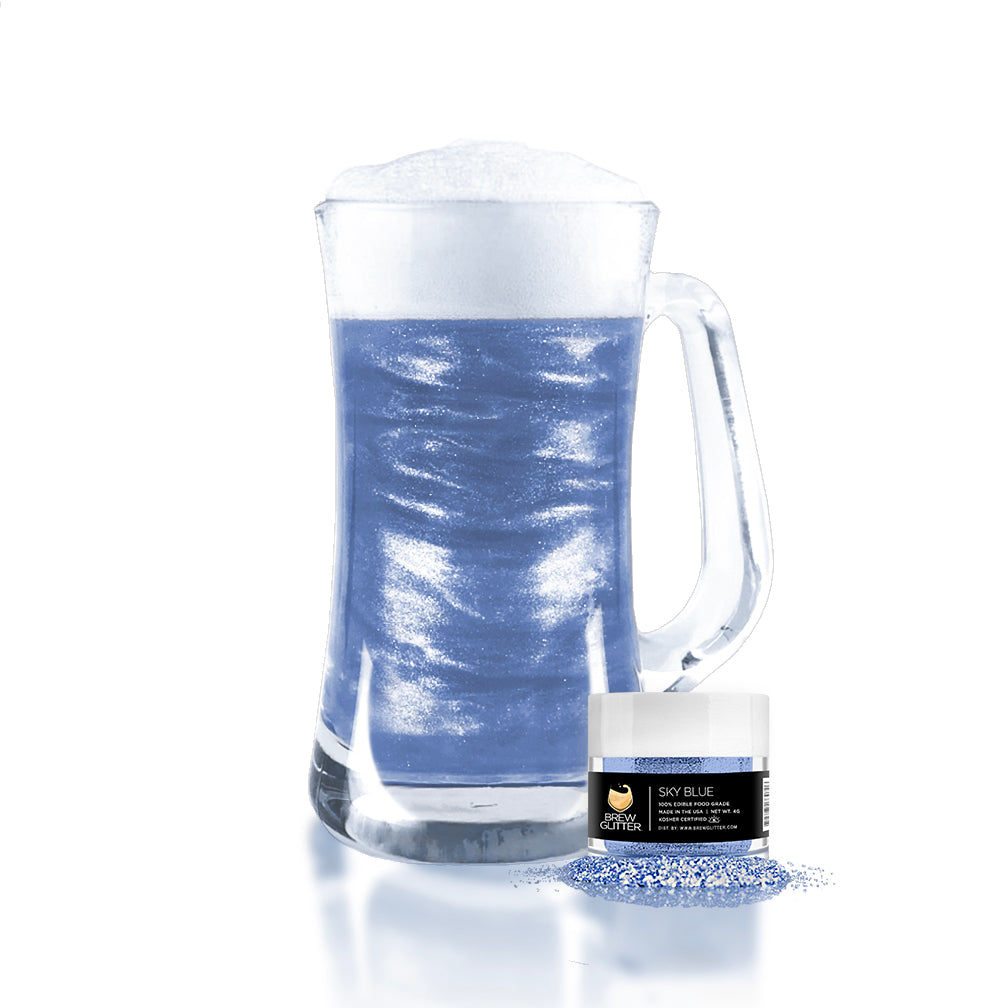 Sky Blue Brew Glitter | Food Grade Beverage Glitter