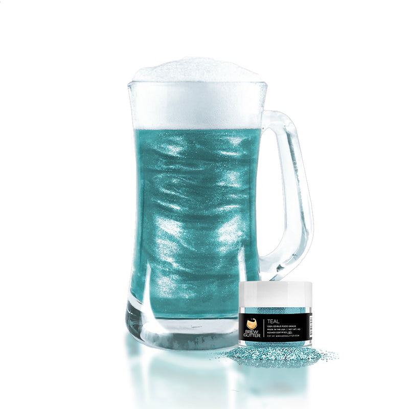 Teal Brew Glitter | Food Grade Beverage Glitter