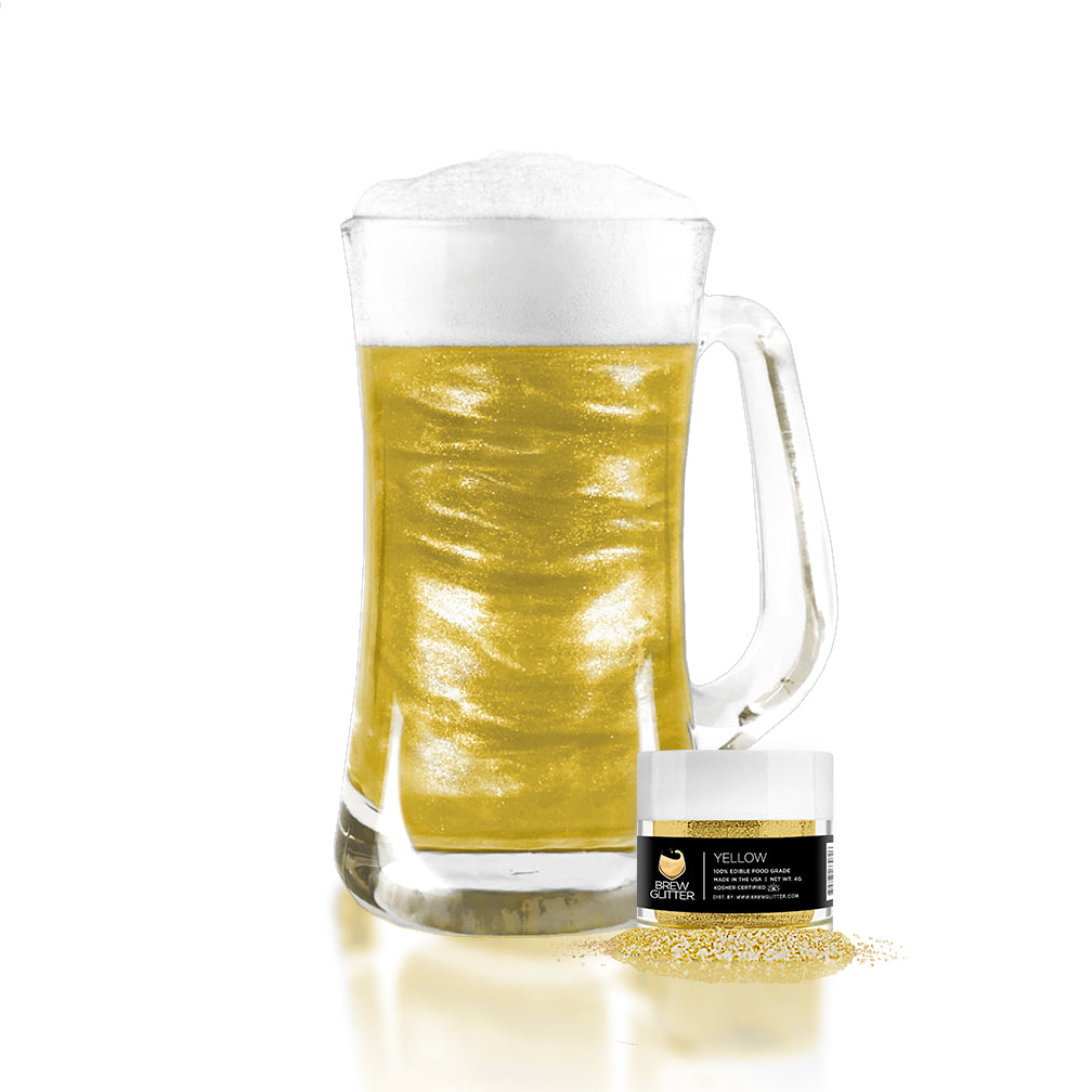 Yellow Brew Glitter | Food Grade Beverage Glitter