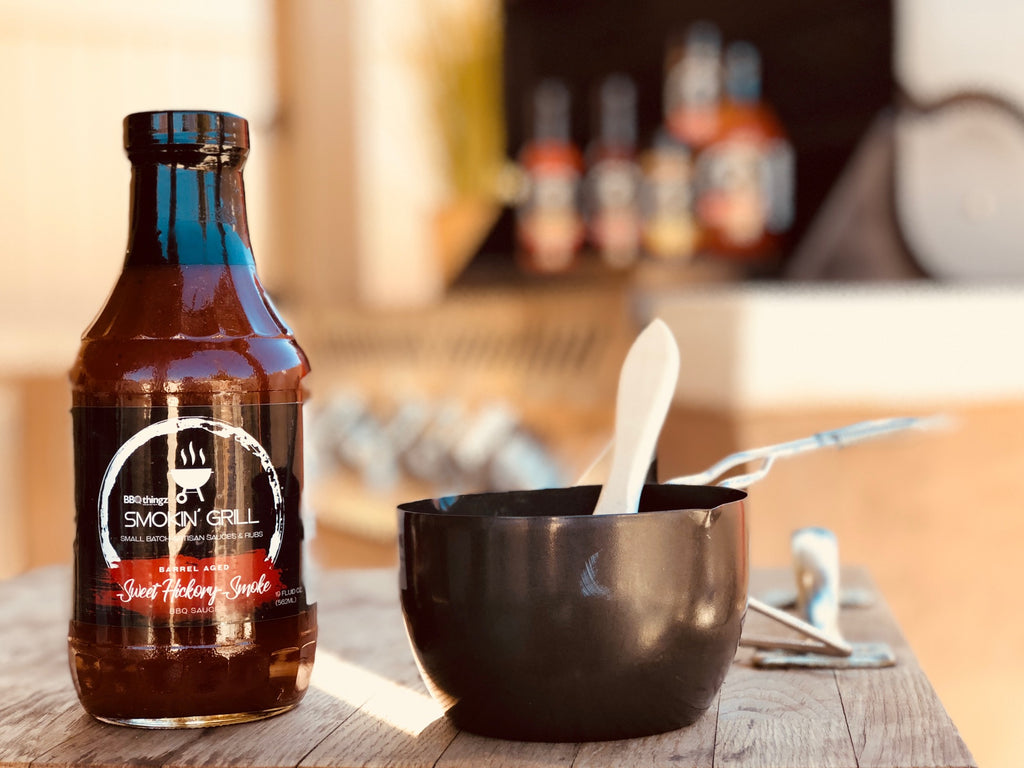 Sweet Hickory Smoke BBQ Sauce - BBQthingz.com | Smokin' Grill Barrel Aged Artisan BBQ Sauce