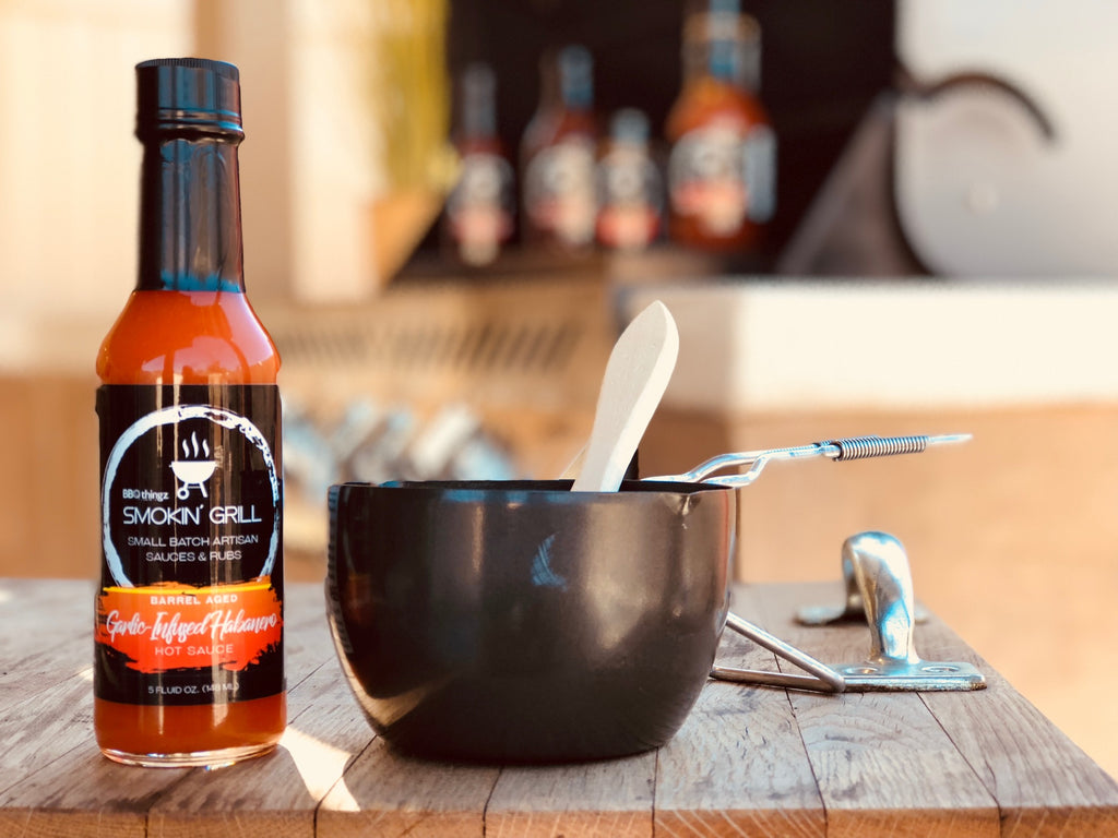 Garlic Infused Habanero Hot Sauce - BBqthingz.com | Artisan Hot Sauces