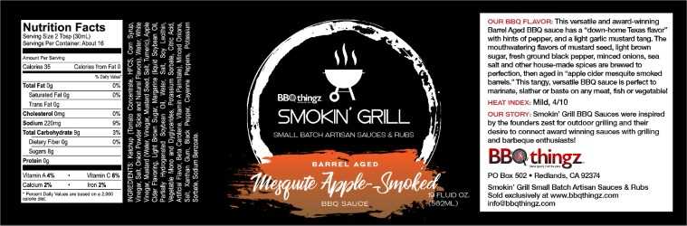 Mesquite Apple-Smoked BBQ Sauce | BBQthingz.com - Artisan BBQ Sauces