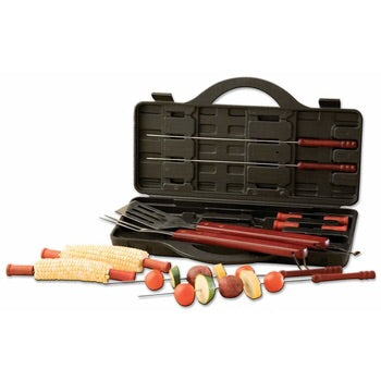 15 Piece Stainless Steel Barbecue Tool Set | BBQthingz™ Grilling Tools