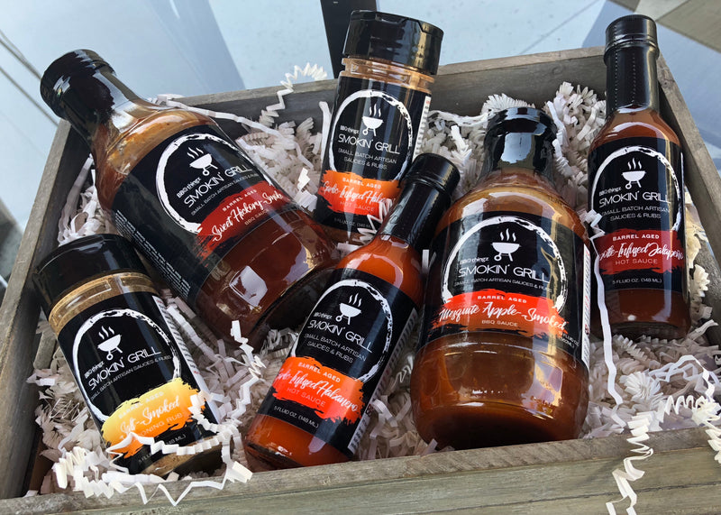 Father's Day Gourmet Gift Set | BBQthingz.com - Smokin' Grill Artisan BBQ Sauces & Rubs