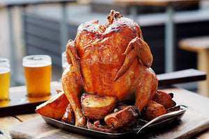 BBQthingz™ | Beer Chicken Recipe - Chicken with Orange Wheat Beer Sauce