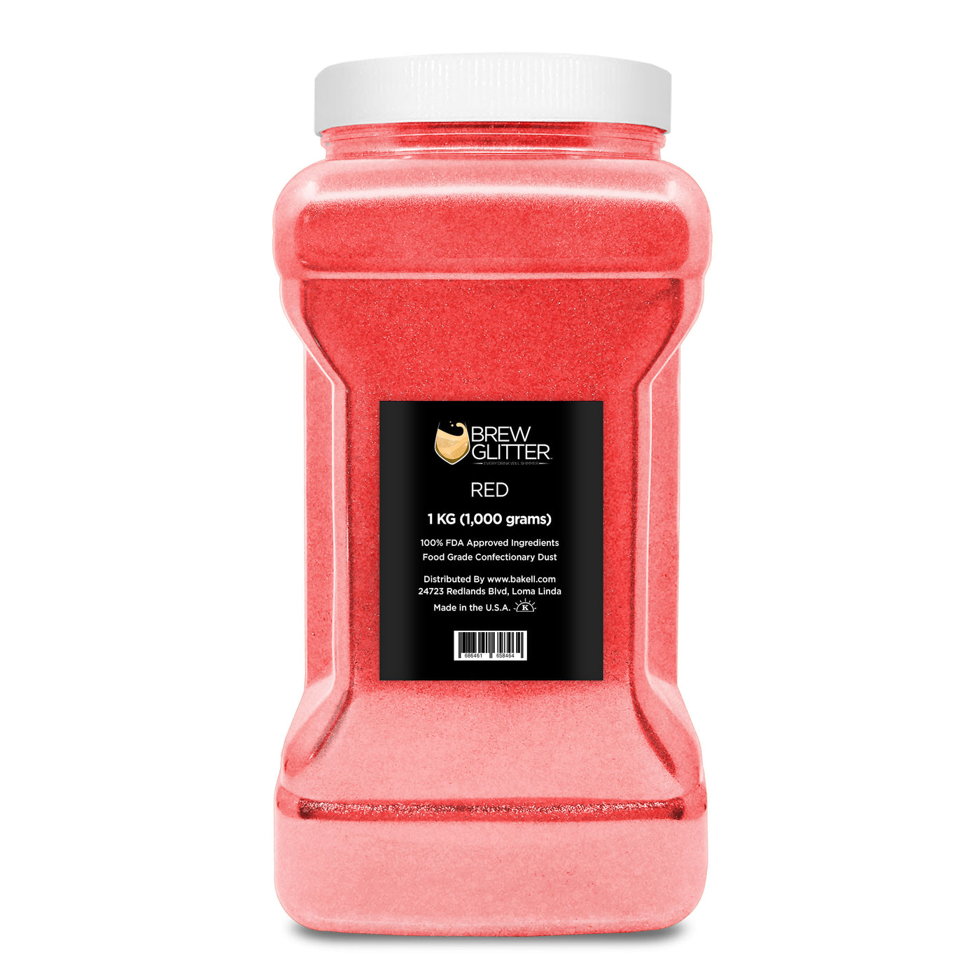 Red Shimmer Glitter Dust™ Edible Glitter For Drinks, Cocktails, Beer,  Garnish Glitter & Beverages - Food-Grade FDA Compliant by Never Forgotten  Designs