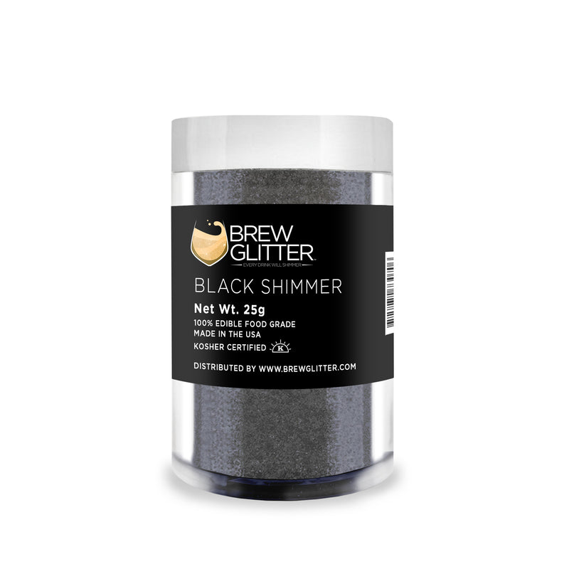 Black Shimmer Brew Glitter | Food Grade Beverage Glitter