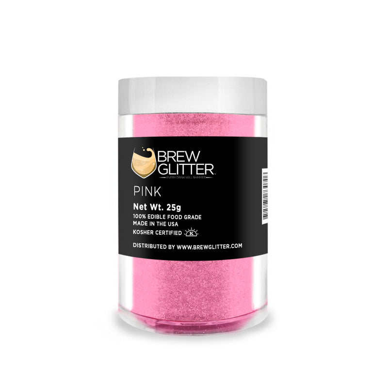 Pink Brew Glitter | Food Grade Beverage Glitter