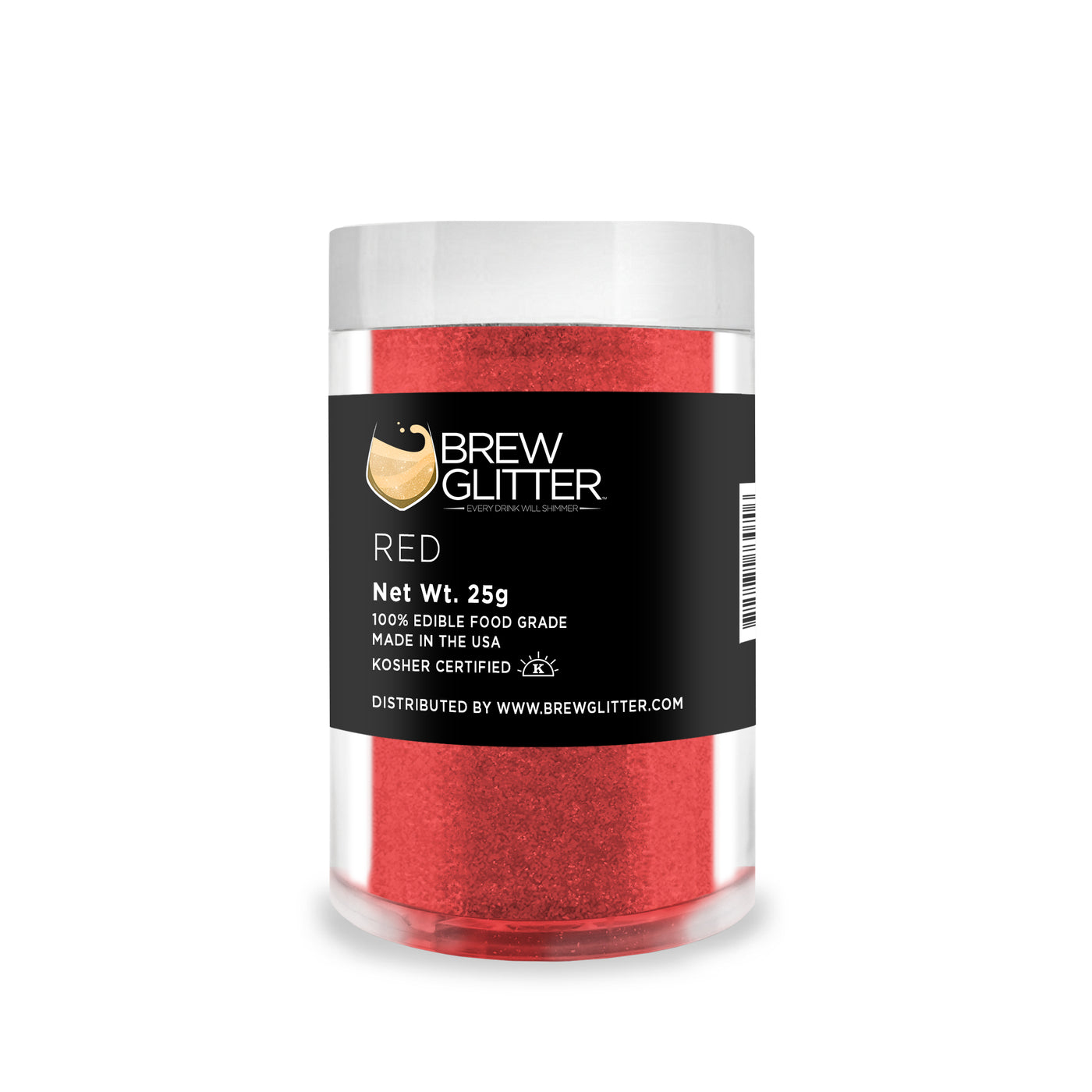 Buy Red Edible Color Changing Brew Glitter, Cocktail Beverage Glitter, $$9.89 USD
