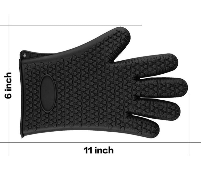Heavy Duty Silicone Grilling Glove Oven Mitts