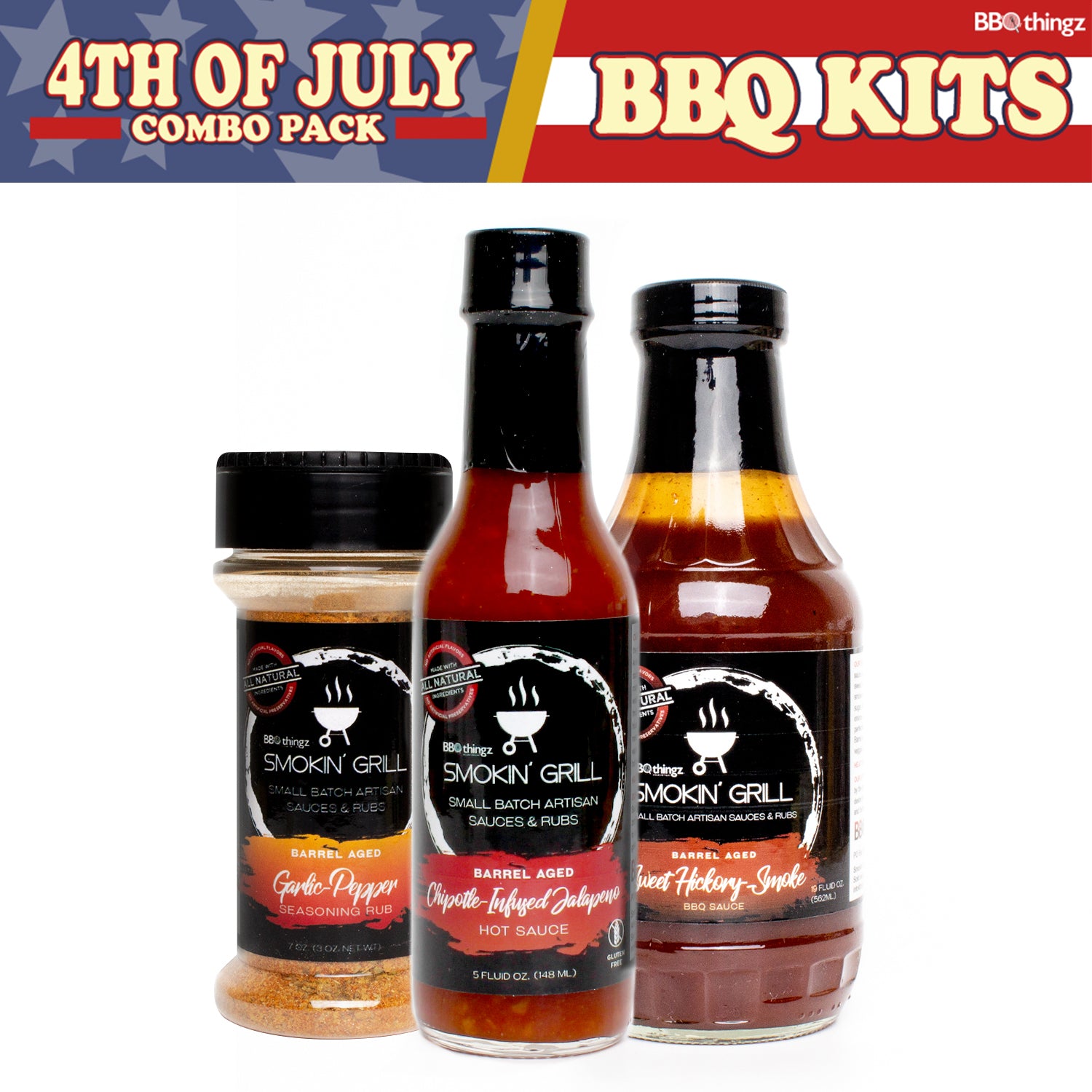 4th of July Collection BBQ Gift Set A (3 PC SET)