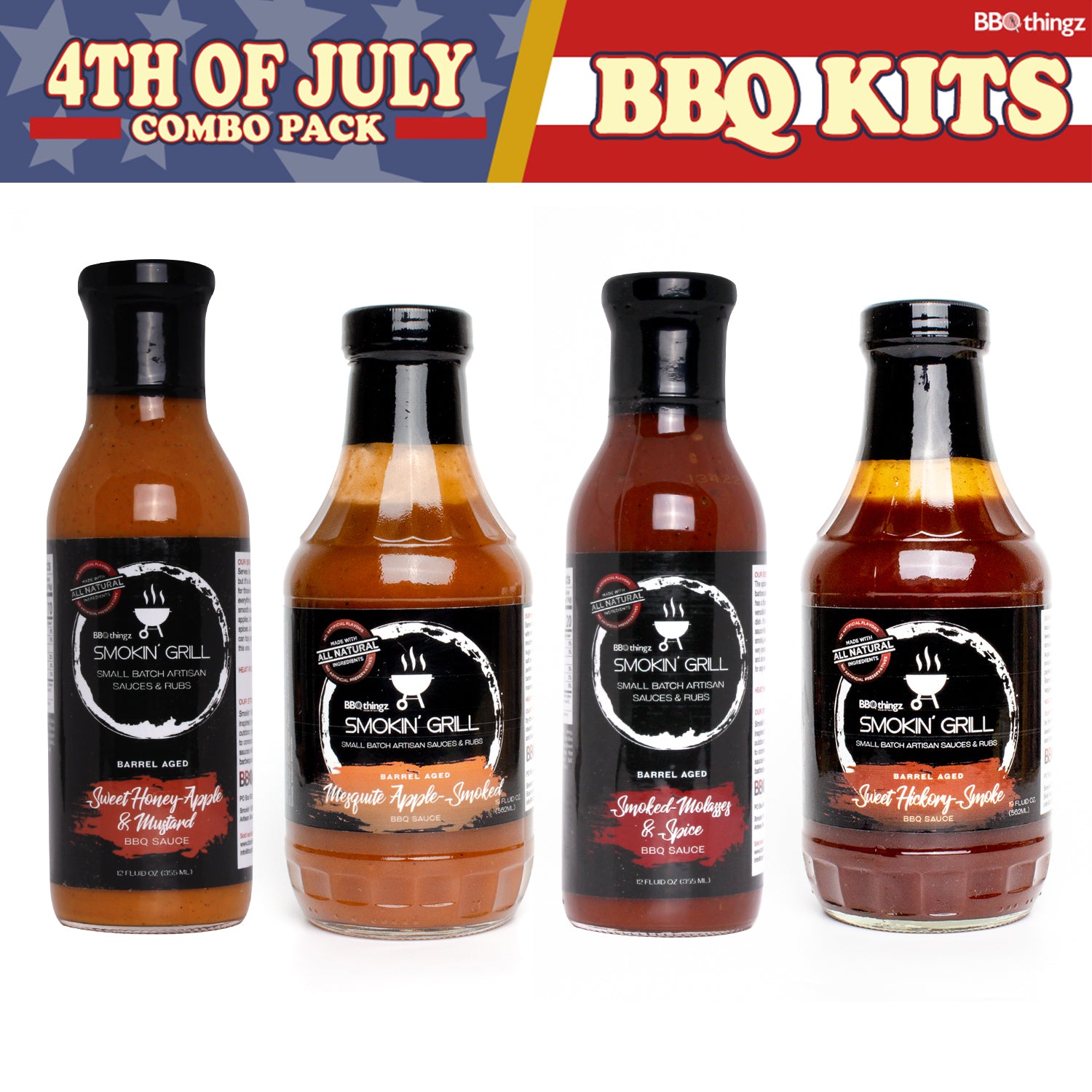 4th of July Collection BBQ Gift Set B (4 PC SET)