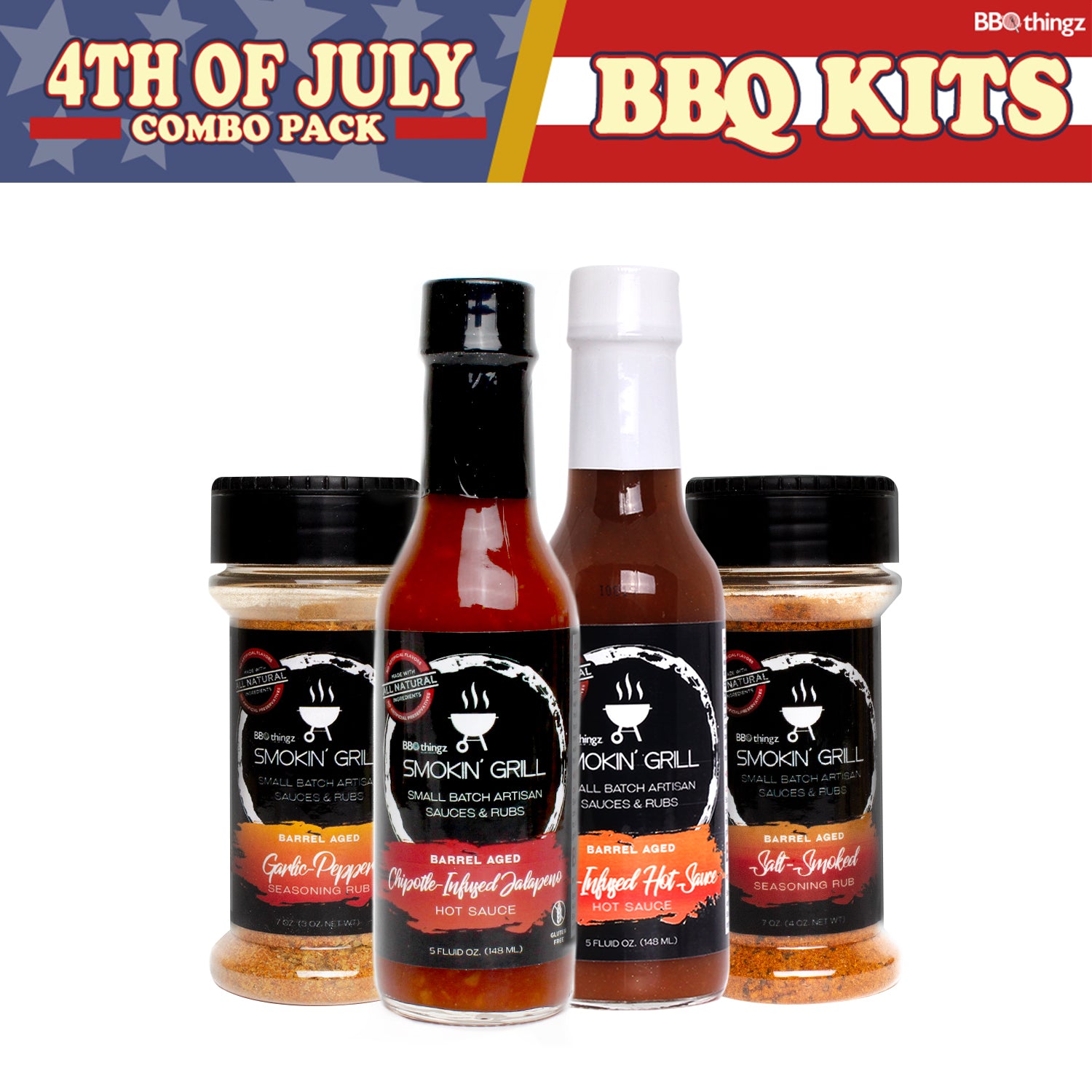 4th of July Collection BBQ Gift Set C (4 PC SET)