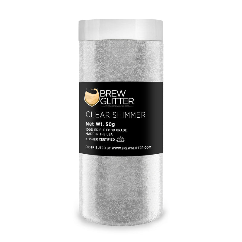 Clear Shimmer Brew Glitter | Food Grade Beverage Glitter