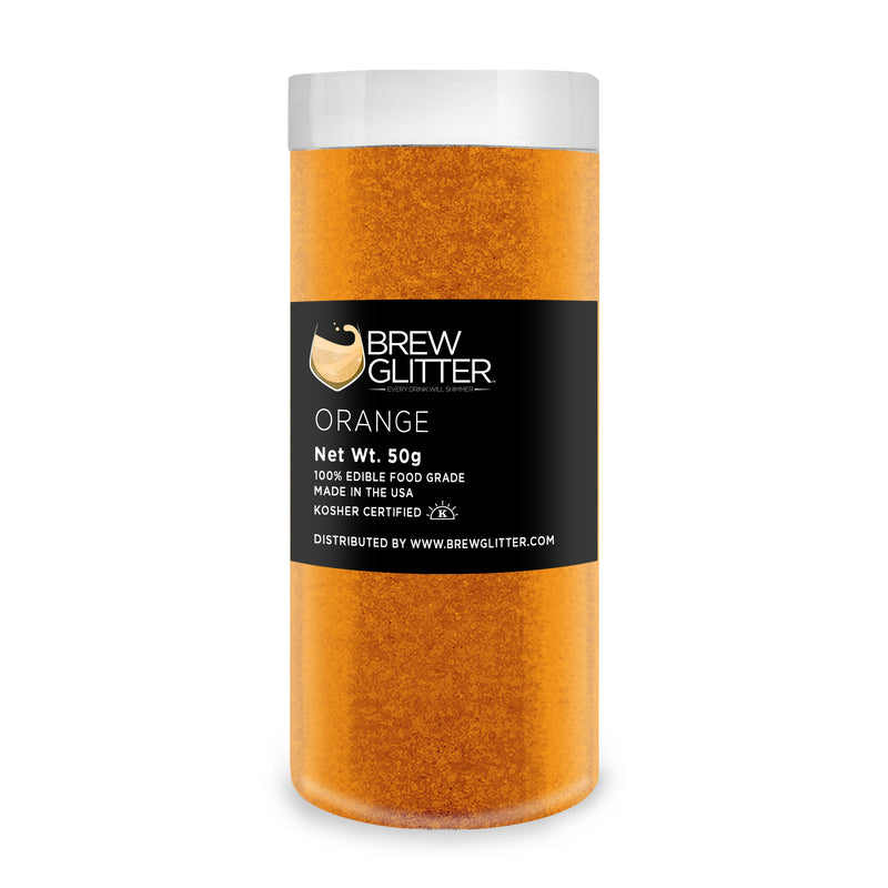 Orange Brew Glitter | Food Grade Beverage Glitter