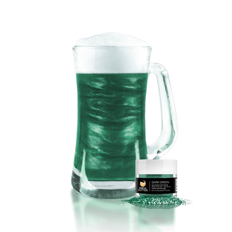 Green Brew Glitter | Food Grade Beverage Glitter