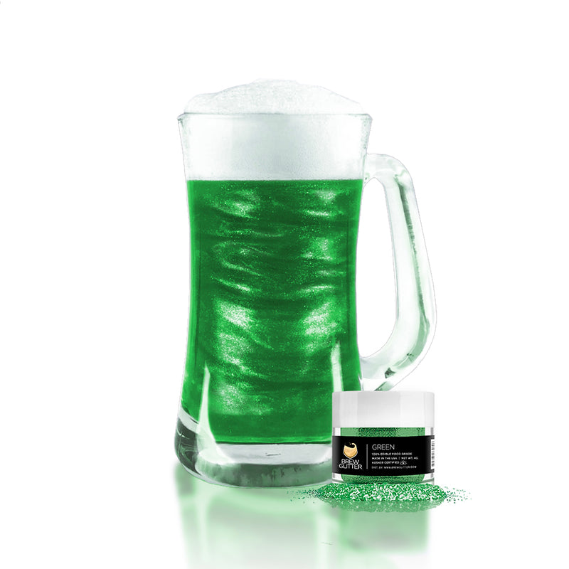 Green Brew Glitter | Food Grade Beverage Glitter