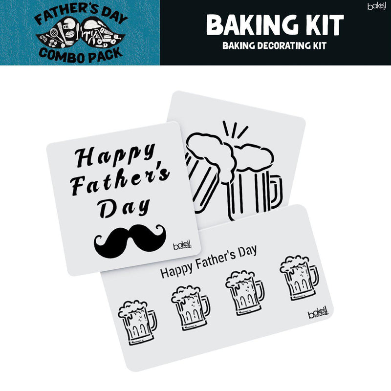 Father's Day Collection Baking Decorating Gift Set A (3 PC SET)