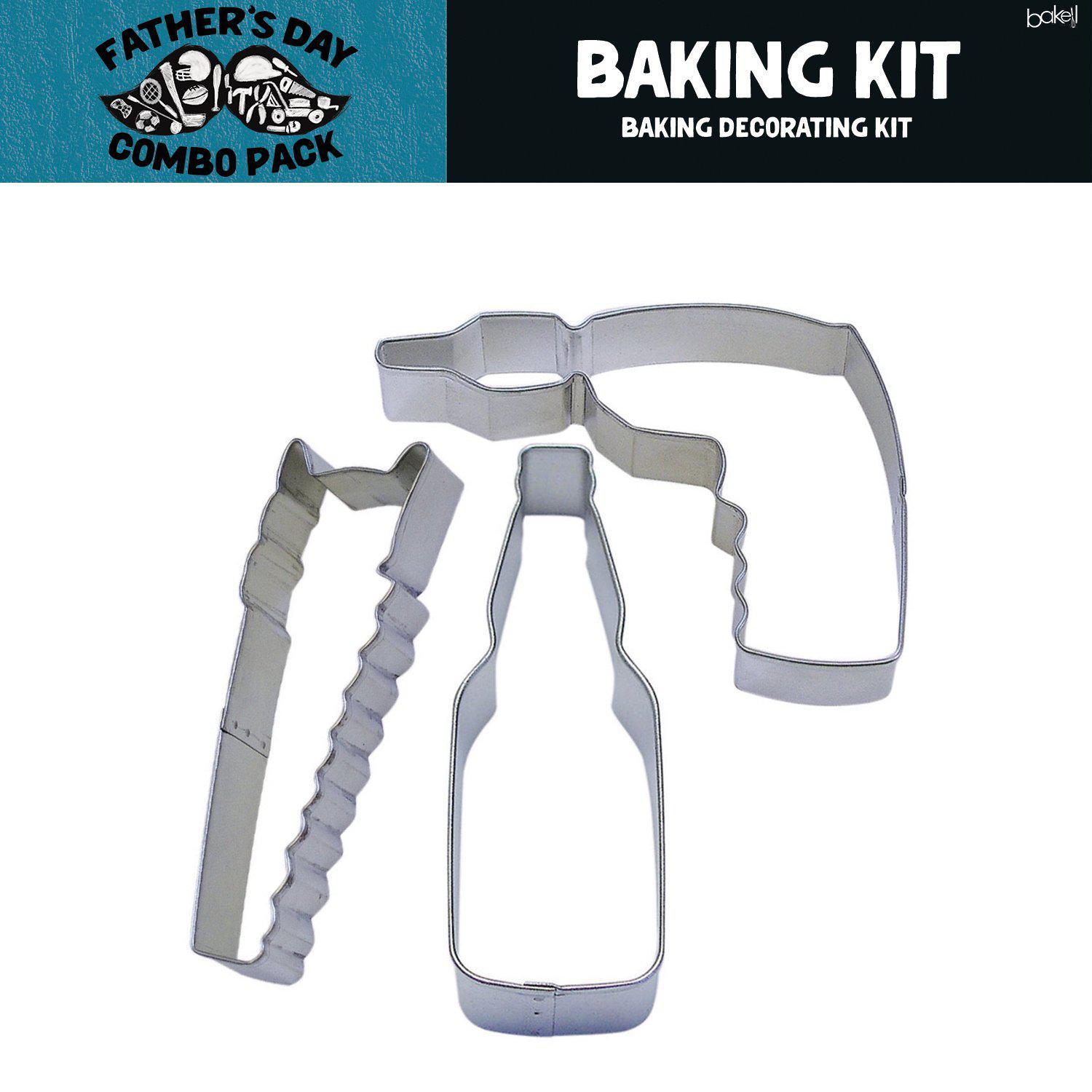 Father's Day Collection Baking Decorating Gift Set B (3 PC SET)