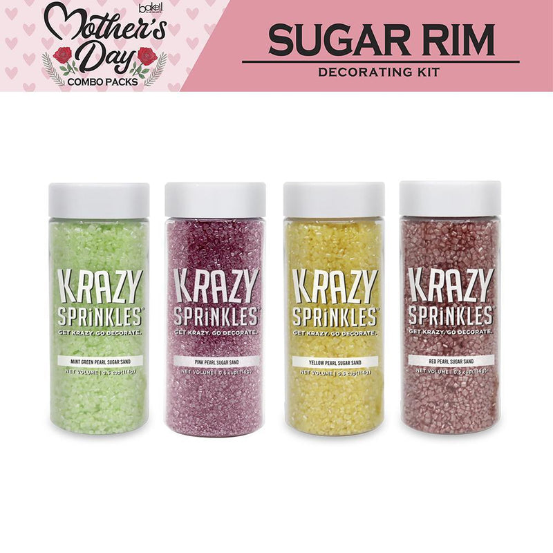 Mother's Day Cocktail Rimming Sugar Combo Pack Collection (4 PC SET)