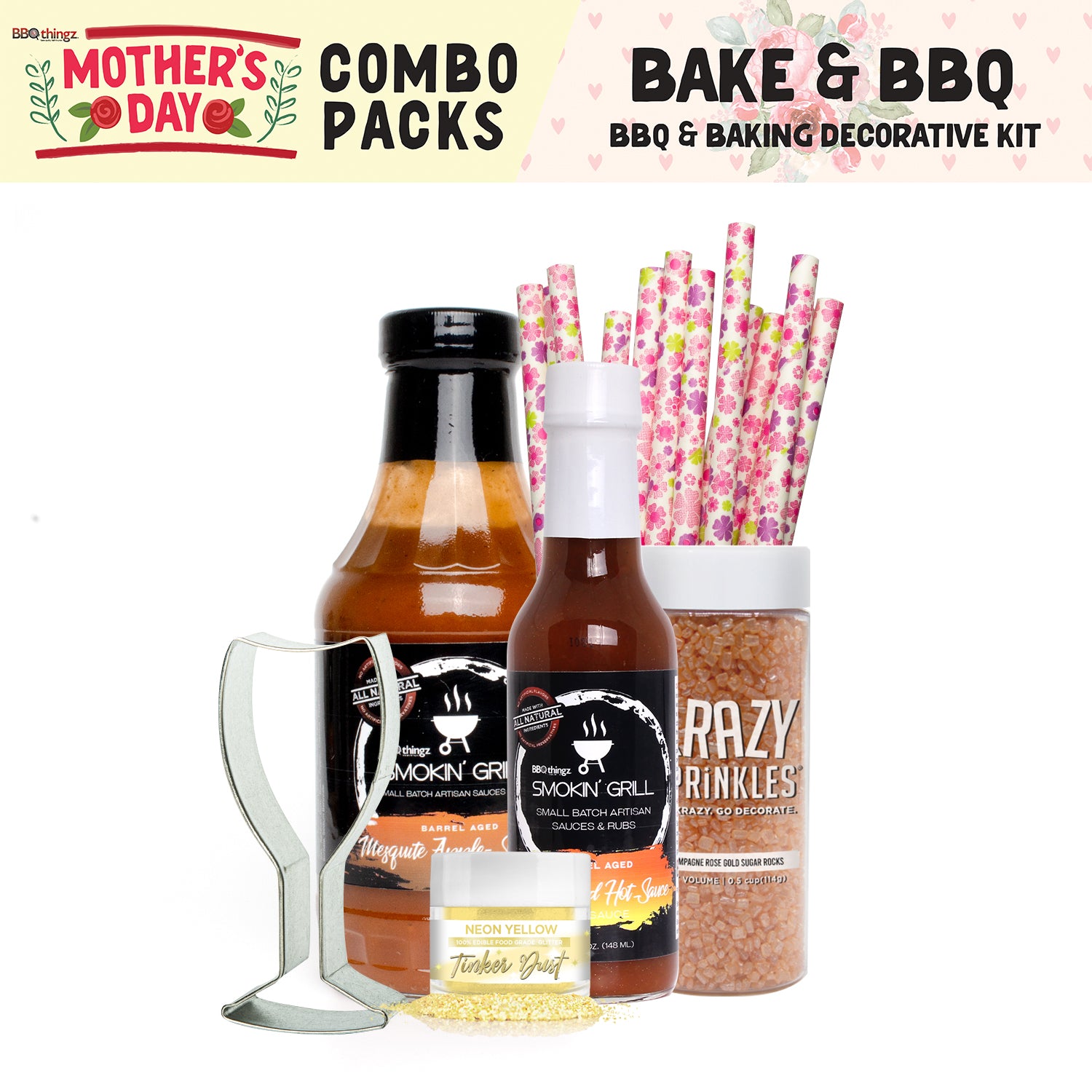 Mother's Day Collection BBQ & Baking Decorating Gift Set A (6 PC SET)