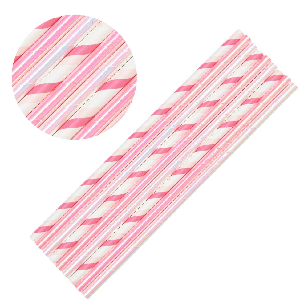 Mother's Day Collection Cocktail Stirring Straws Pink Passion Combo Pack (4 PC SET)